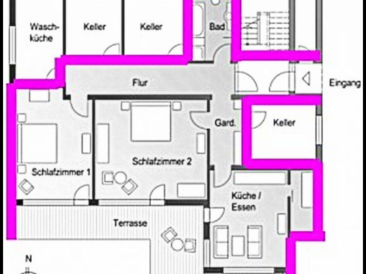 Ferienwohnung Karin ショッテン エクステリア 写真